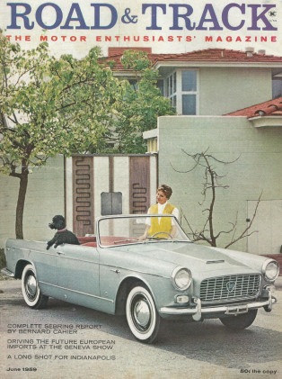 ROAD & TRACK 1959 JUNE - THUNDERBIRD, SCARAB, KISSEL